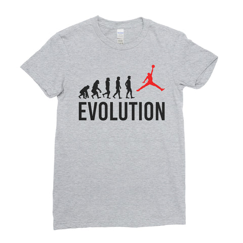 Evolution Of Basketball Sports - Women T-shirt(unq clothing,unique t shirts women's,unique shirts for mens,interesting t shirts designs,classy t shirt,Covid t shirt)
