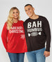 Two Person Christmas Jumper Couple Matching Sweatshirt - Ai Printing 