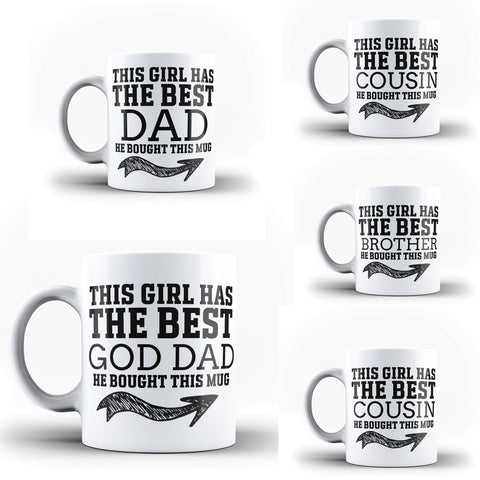 This Girl Has The Best Mother in Law Mug - Auntie Aunty Aunt Coffee / Tea Mug  Gift for Nephew Birthday, Christmas Presents, Secret Santa or any occasion Family Gifts / Presents | Ai Printing