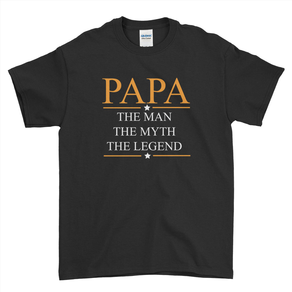 Papa The Man The Myth The Legend Best Dad My Hero T-Shirt | Ai Printing