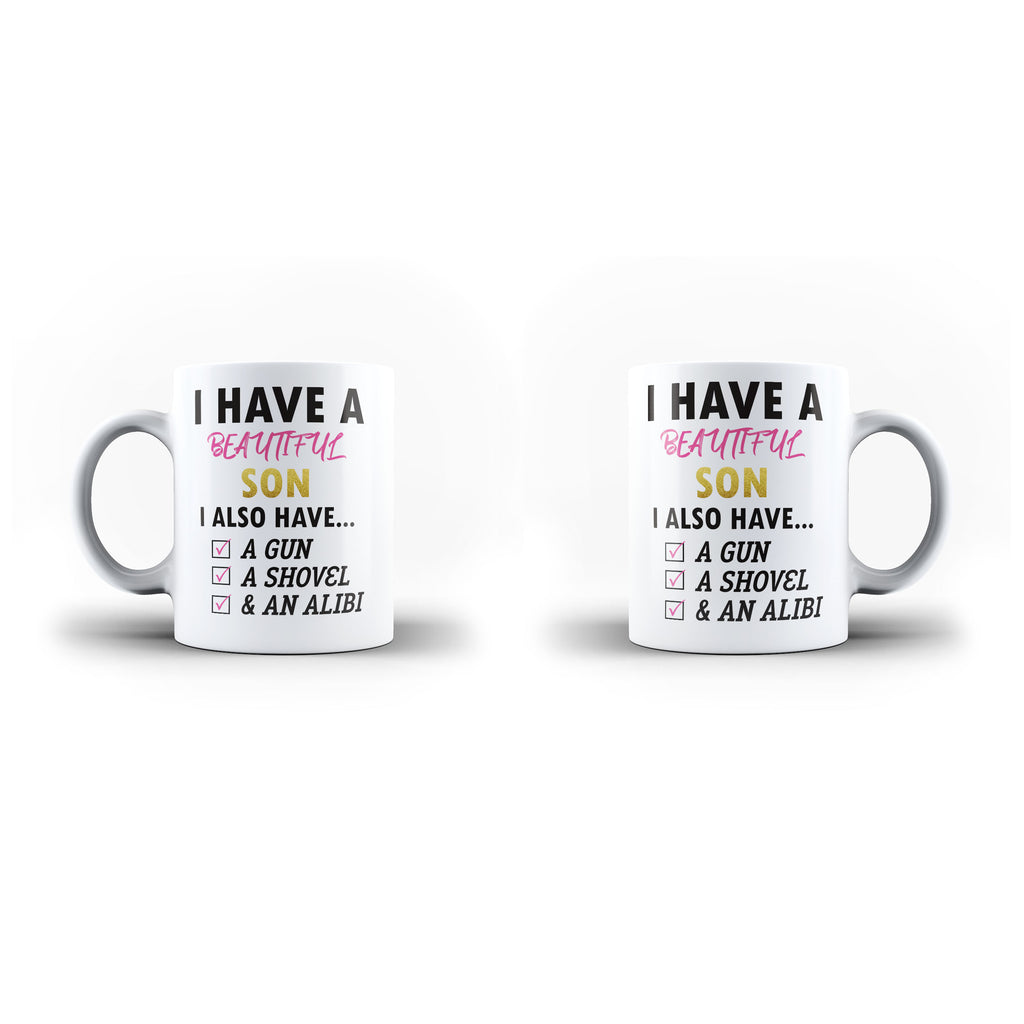 Personalised Text Fathers Day Birth day Gift- Unique Mug - White Set - Ai Printing