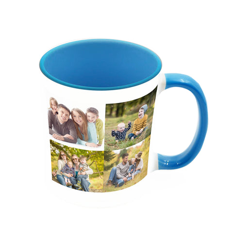 Personalised Photo Mug and Message Birthday Gift- Personalised Mug - White Magic Inner Color - Ai Printing