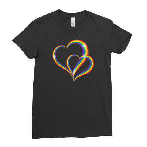 Love Is Love Be Proud LGBT Gay Pride Rainbow Awesome Funny Cool - T-shirt - Womens - Ai Printing