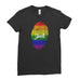Personalised Name Be Proud LGBT Gay Pride Rainbow Awesome Funny Cool - T-shirt - Womens - Ai Printing