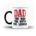 Fathers Day Birthday Gift Dad The Man Myth Legend - Unique Mug - Magic Set - Ai Printing