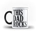Fathers Day Birthday Gift This Dad Rocks - Unique Mug - Magic Set - Ai Printing