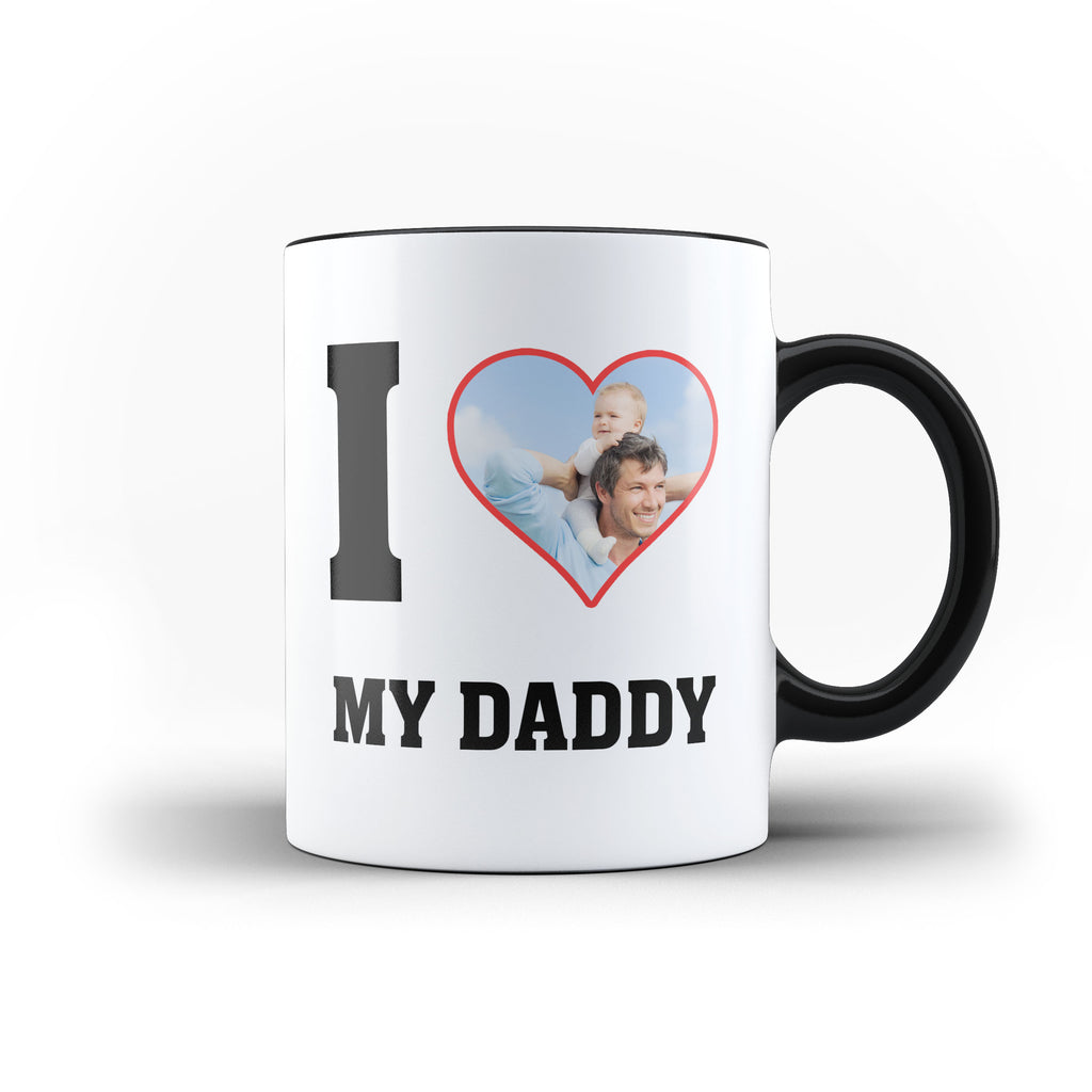 Personalised Photo Father's Day Custom I Love My Dad - Unique Mug - Magic Set - Ai Printing