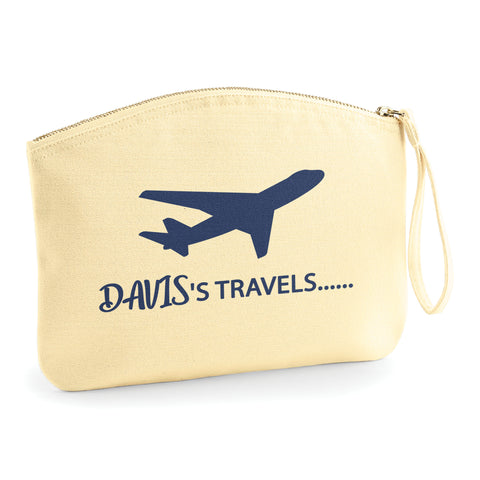 Personalised Name Initials Make Up Bag Travel - Accessory Bag - Ai Printing