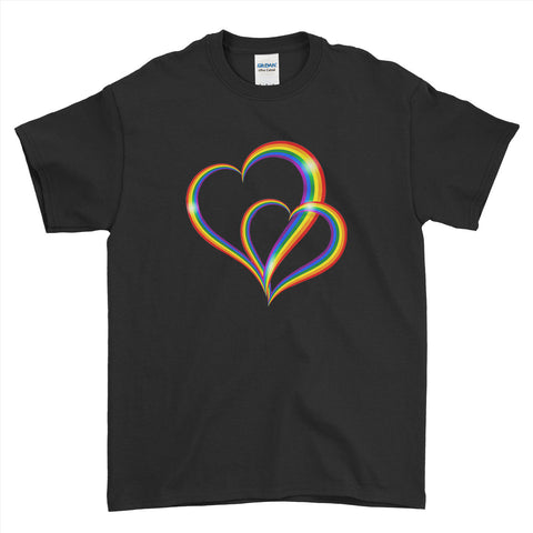 Love Is Love Be Proud LGBT Gay Pride Rainbow Awesome Funny Cool - T-shirt - Mens - Ai Printing