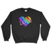 Love wins LGBT Gay Lesbian Heart Pride Rainbow - Sweater - Mens - Ai Printing