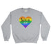 Love wins LGBT Gay Lesbian Heart Pride Rainbow - Sweater - Mens - Ai Printing