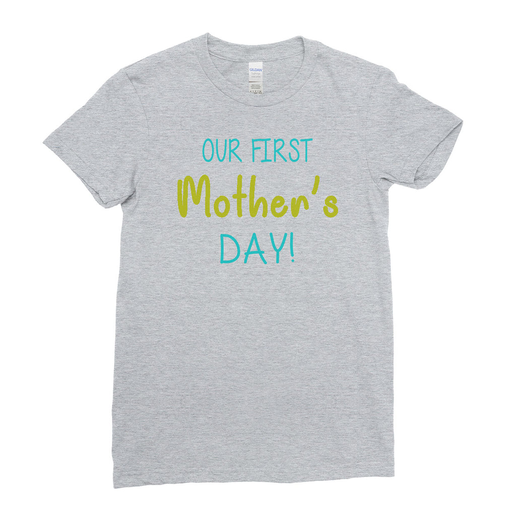Worlds Greatest Our First Mothers Day Mom Mothers Day gift T-shirt Top Tee - Ai Printing