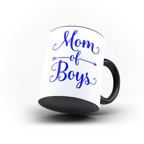 World Mom of Boys Mother’s Day Best Awesome Funny Gift- Unique Mug - Magic Set - Ai Printing