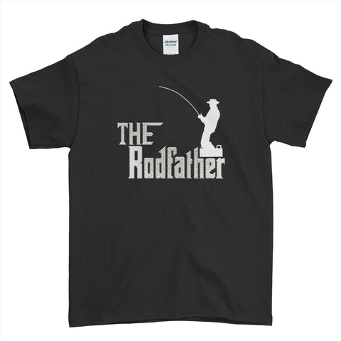 The Godfather Rodfather Jaws Inspired Fishing Carp  - T-shirt - Mens - Ai Printing