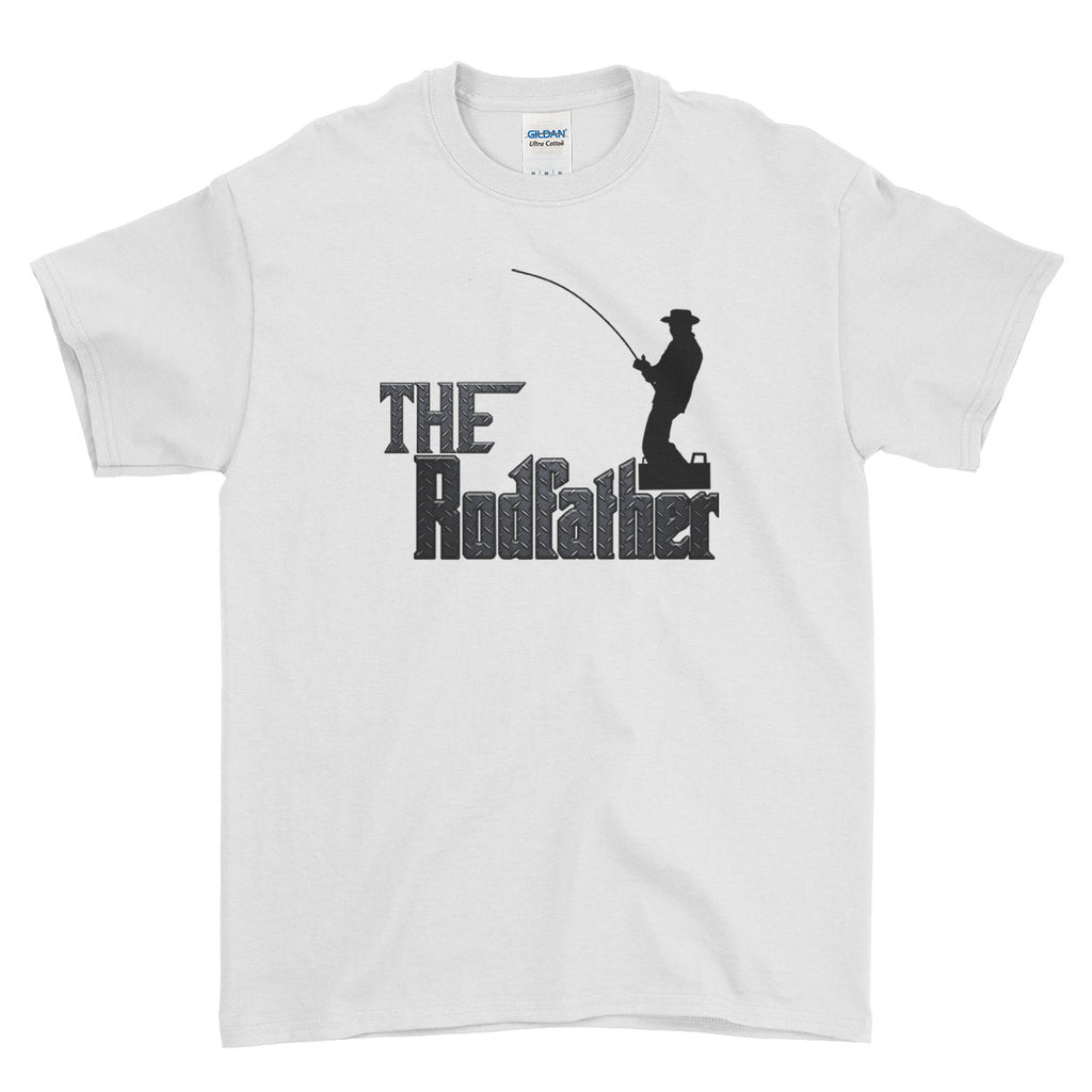 The Godfather Rodfather Jaws Inspired Fishing Carp  - T-shirt - Mens - Ai Printing