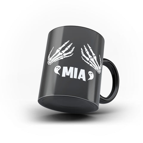 Personalised Name Halloween BOO mug Cute Ghost Mug-Personalised Mug- White Magic Mug - Ai Printing