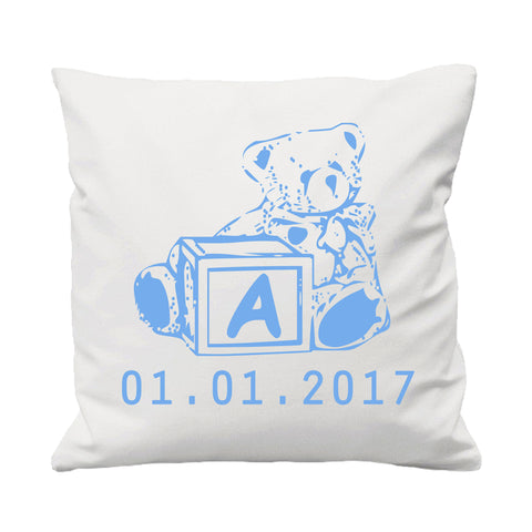 Baby Teddy Bear Building Blocks - Cushion Cover - 41 x 41 cm - Ai Printing