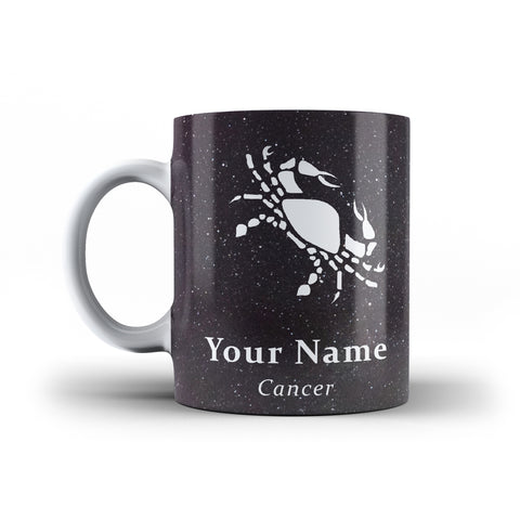 Zodiac Cancer - Personalised Mug - White - Ai Printing