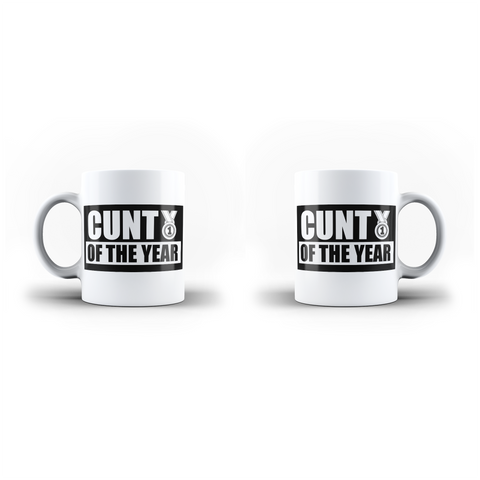 C*nt No1 Of The Year Funny White Mug And Inner Handle Mug | Ai Printing