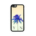 Yellow Sky & Blue Palm Tree - 2D Clip Case - Ai Printing