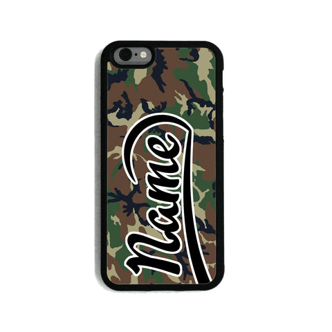 Brown & Green Camouflage Print   - 2D Clip Case - Ai Printing