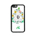 Floral Initial Triangle   - 2D Clip Case - Ai Printing