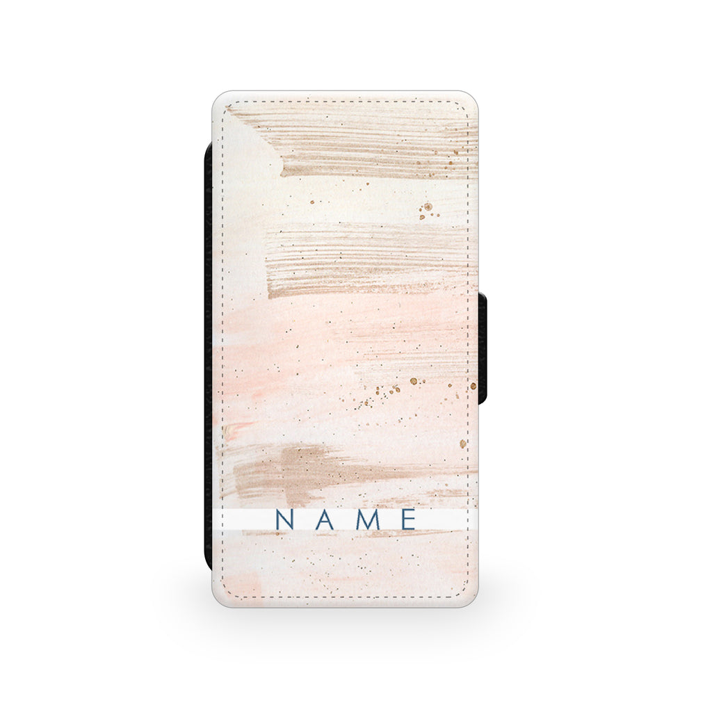 Pink Paint - Faux Leather Case - Ai Printing