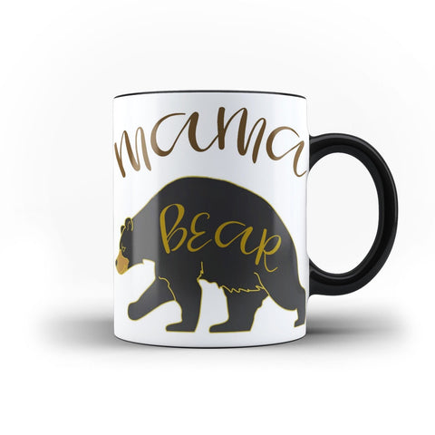 Mama Bear Mother's Day Birthday Gift - Unique Mug - Magic Set - Ai Printing