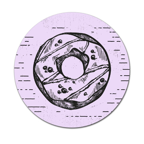 Doughnut - Round Coaster - Ai Printing