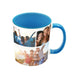 Personalised Blue Mug Create Your Own Collage Photo | Ai Printing