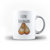 I Love Tea Bagging Funny Ball Mug Gift For Friend White Magic Rude Christmas Mug | Ai Printing