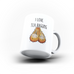 I Love Tea Bagging Funny Ball Mug Gift For Friend White Magic Rude Mug