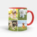 Personalised Red Mug Create Your Own Collage Photo | Ai Printing