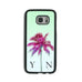 Green Sky & Pink Palm Tree   - 2D Clip Case - Ai Printing