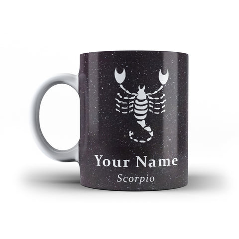 Zodiac Scorpio - Personalised Mug - White - Ai Printing