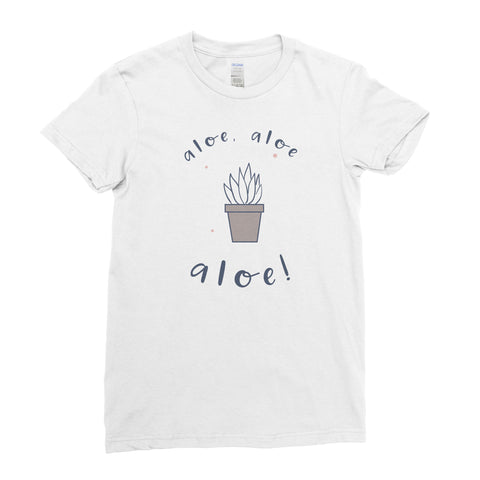 Aloe Aloe Aloe - T-shirt - Womens - Ai Printing